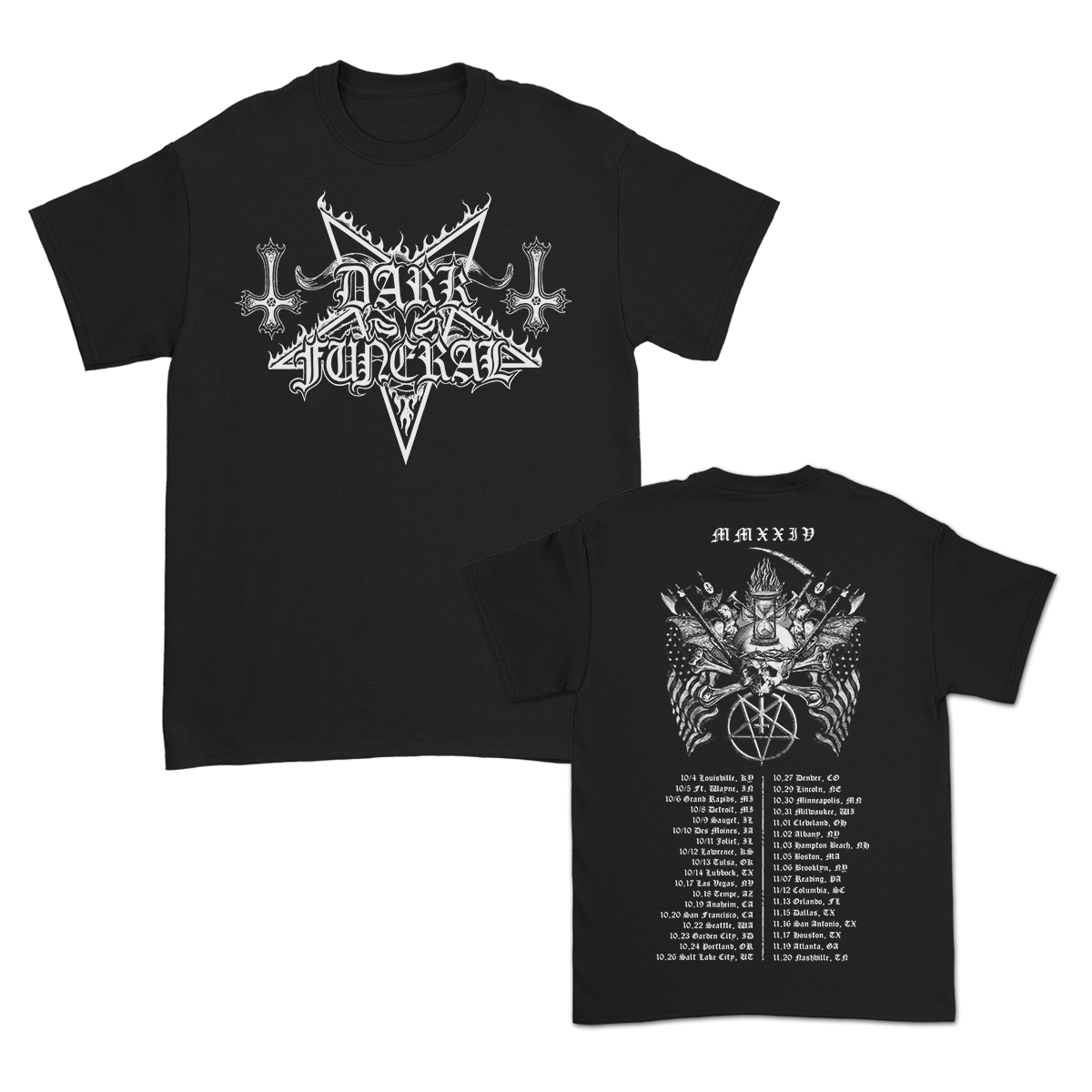 2024 VIP N. American Tour T-Shirt (Black)